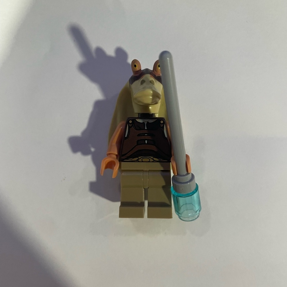 1X Lego Minifigure Star Wars Gungan Soldier Printed Head 9509 973PB0813 SW0302